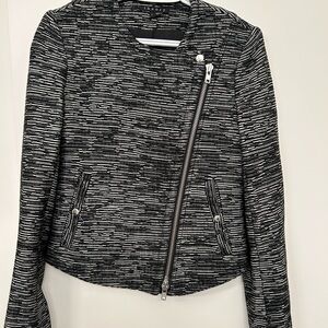 Theory blazer/jacket size 2 black and silver
